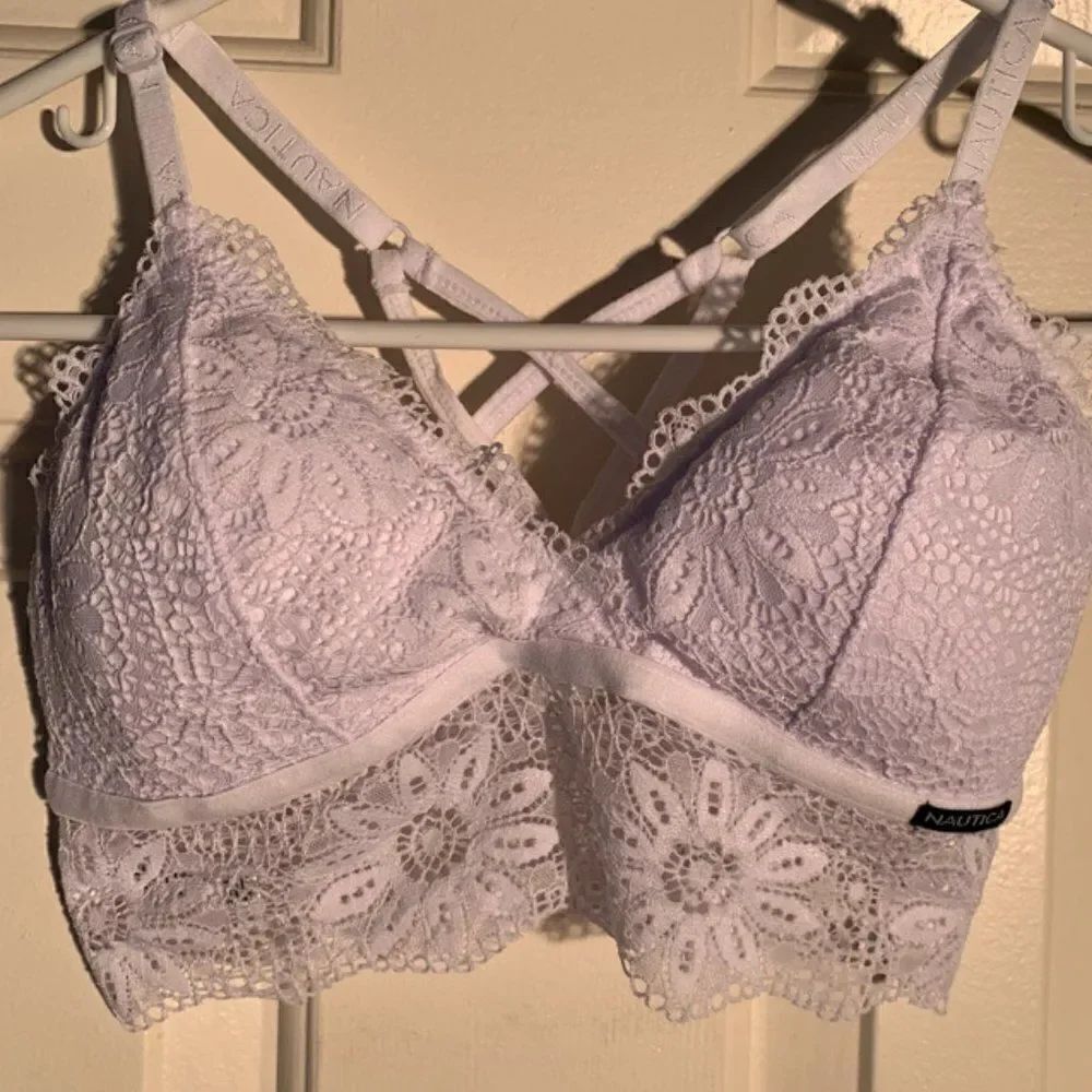 Nautica Intimates White Lace Bralette
